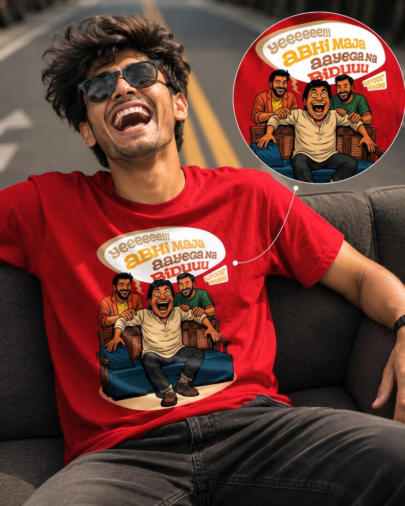 'Ye Hui Na Baat’ Luxury Oversized Unisex T-Shirt | 100% Cotton With Heavy Luxurious Feel